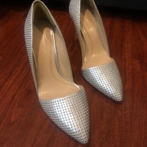 4 in. Silver Studded Vince Camuto Heels